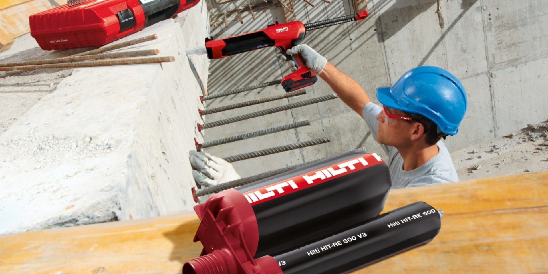 Hilti post-installed rebar applications