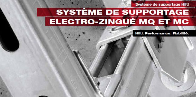 Manuel technique supportage - Données techniques sur le système MQ - MC