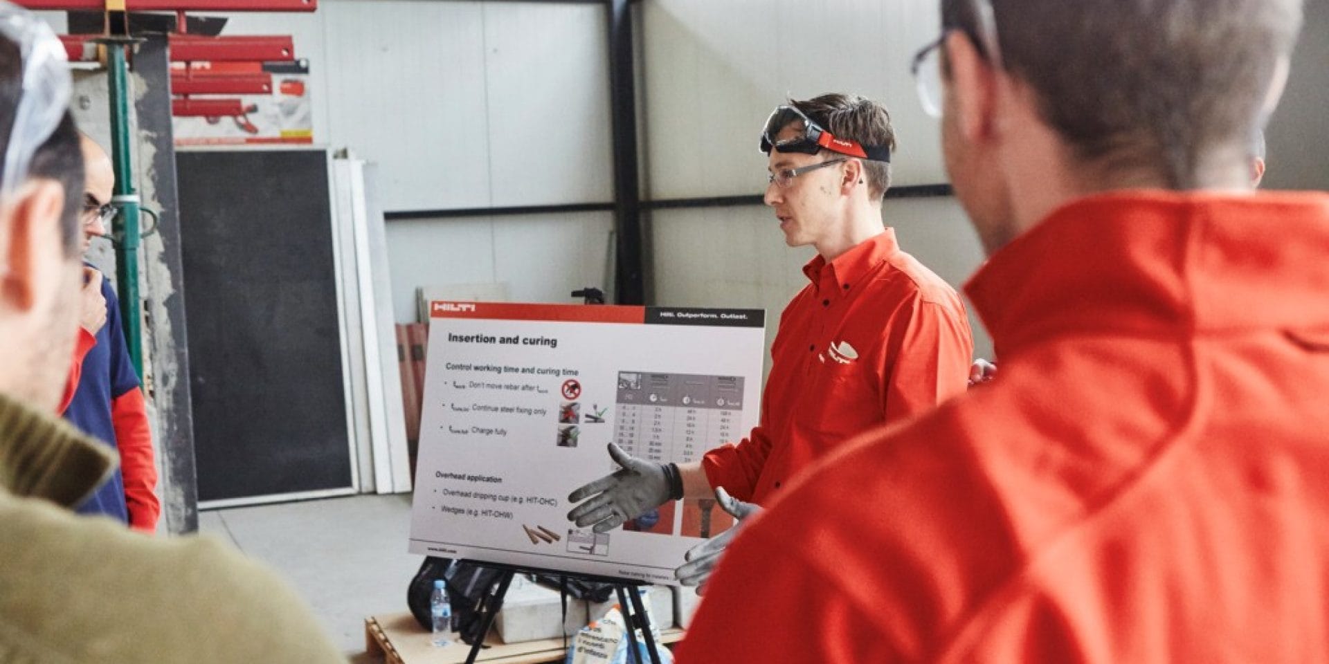 Formation Hilti sur les scellements d’armatures rapportées 