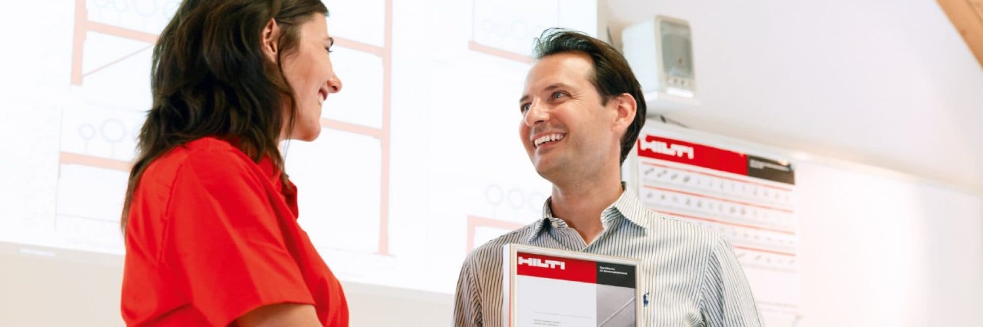 Hilti chemical products training