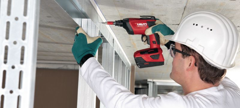 Visseuse plaquiste sans fil SD 5000-A22 Visseuse plaquiste sans fil de 22 V avec 5 000 tours/min pour les applications sur cloison sèche Applications 1