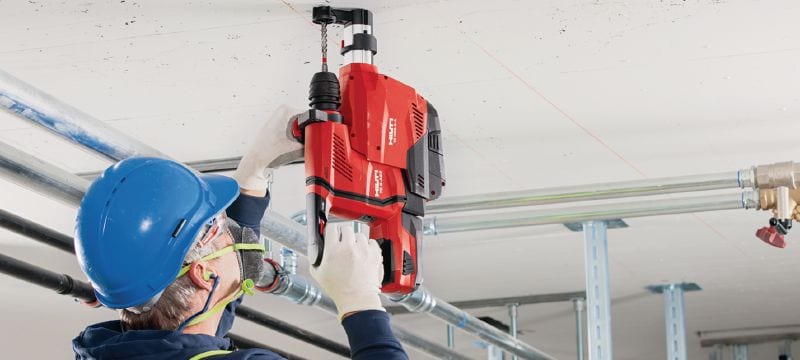 Perforateur sans fil TE 6-A22 Puissant perforateur sans fil 22 V avec poignée en D, très performant en termes de forage et de burinage du béton Applications 1