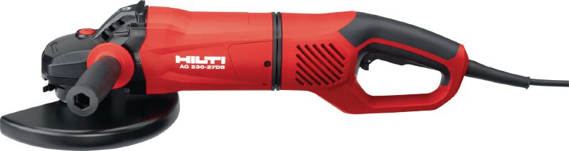 Meuleuse d'angle AG 230-27DB Meuleuse d'angle 2 700 W avec interrupteur d'homme mort, poignée pivotante et frein – pour disques jusqu'à 230 mm de diamètre