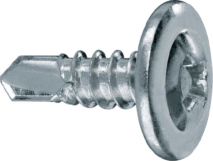 Image 1 of 2: Vis autoperceuses pour ossatures S-DD 03 Z Vis pour ossature métallique intérieure, à tête plate (zinguée) pour la fixation de poteaux sur rails