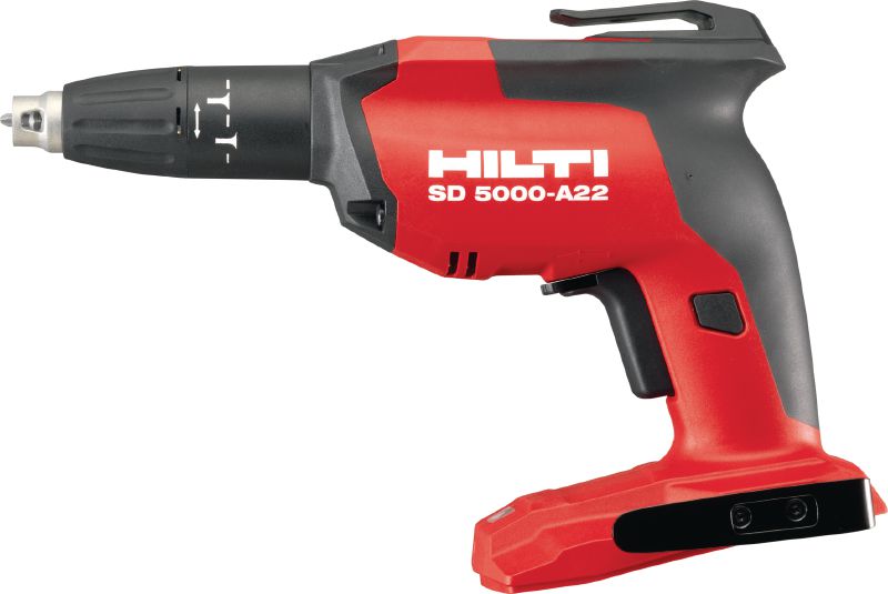 Visseuse plaquiste sans fil SD 5000-A22 02 Visseuse pour plaquiste sans fil 22 V avec 5 000 tours/min pour la suspension de cloisons sèches, de panneaux de bois et de doublage extérieur