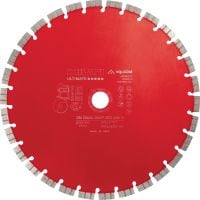 Disque diamant A universel SPX pour tronçonneuses sans fil Disque diamant Ultimate, conçu pour durer plus longtemps et pour maximiser le nombre de coupes par charge et la vitesse de découpe avec les tronçonneuses sans fil dans divers matériaux support