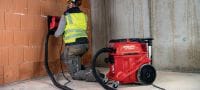 Aspirateur de poussière VC 40L-X de classe L Extracteur de poussière puissant avec réservoir large et barre-poussoir pour connexion avec outils électriques et nettoyages de chantier (à eau et à sec), réservoir de 30l Applications 3