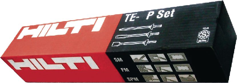 Kits de burins TE-TX Kits mixtes de burins SDS Top (TE-T) pour marteaux-piqueurs électriques