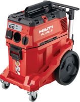 Aspirateur de poussière VC 40L-X de classe L Extracteur de poussière puissant avec réservoir large et barre-poussoir pour connexion avec outils électriques et nettoyages de chantier (à eau et à sec), réservoir de 30l