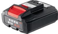 Batterie 12 V B12 4.0 Batterie Li-ion 12 V 4,0 Ah haute puissance, compacte