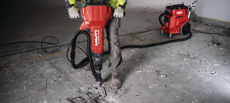 Burins pointus TE-H SM Burins pointus pour le piquage et le burinage dans le béton et la maçonnerie à l'aide des outils de démolition de troisième génération TE 3000 ou H28 avec attache Applications 1