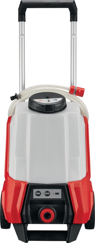 Réservoir d'eau DWP 15-22 Réservoir d'eau alimenté par batterie pour la découpe/le carottage à eau (plateforme de batteries Nuron)