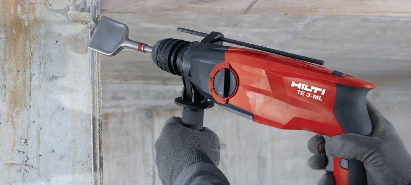 Perforateur TE 3-ML Perforateur SDS Plus (TE-C) puissant, multi-usages, avec trois modes et une poignée pistolet – avec fonction de burinage et brosses faciles à remplacer Applications 1