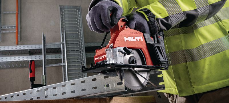 Scie circulaire sans fil pour métal SC 6ML-22 Scie sans fil de coupe à froid dans le métal, pour des découpes très rapides et précises jusqu’à 60 mm│2-3/8 po de profondeur (Plateforme de batteries Nuron) Applications 1