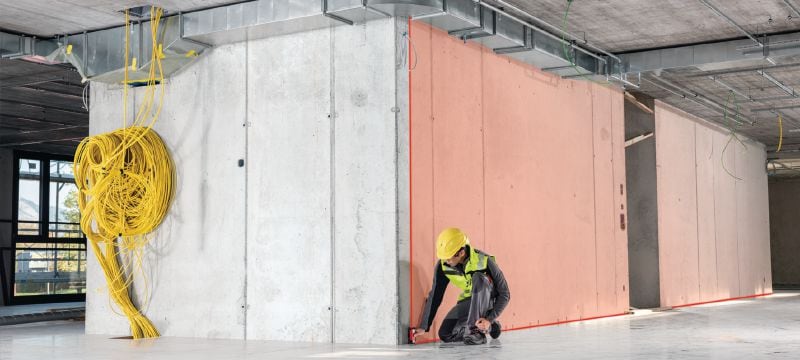 Lasermètre PD-I Lasermètre robuste avec fonctions de mesure intelligente et connectivité Bluetooth® pour les applications intérieures jusqu'à 100 m/330 ft Applications 1