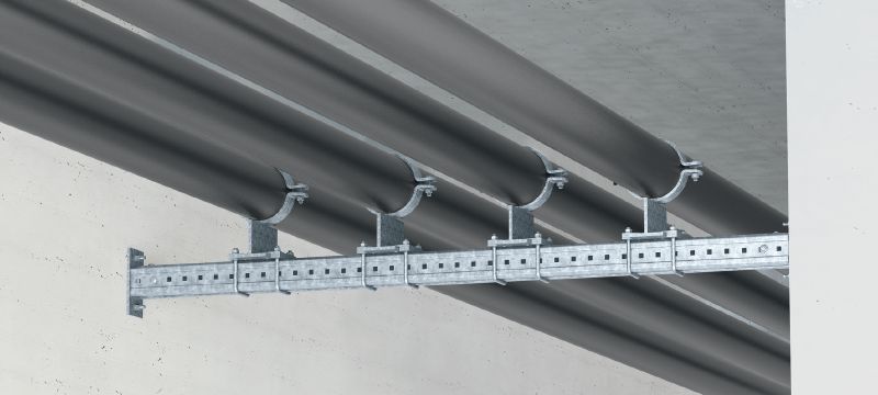 Connecteur MIC-C-U Connecteur (béton) pour l'installation de rails lourds MI entre deux murs Applications 1